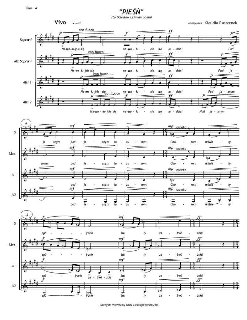 Festiwal Pieśni Choralnej w Międzyzdrojach - Pieśń